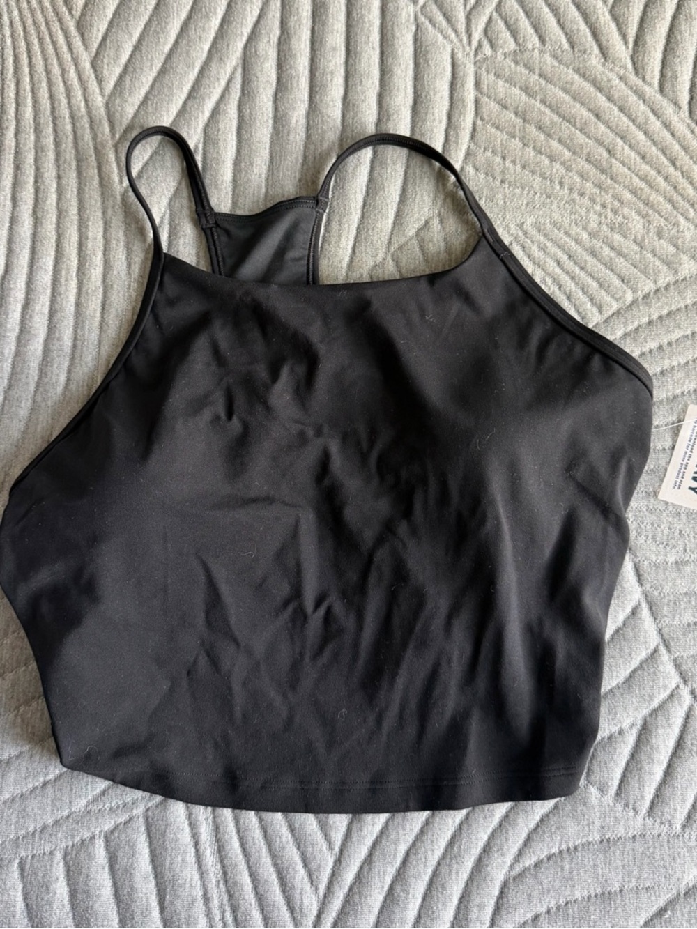 Old Navy Black Tank Crop Top